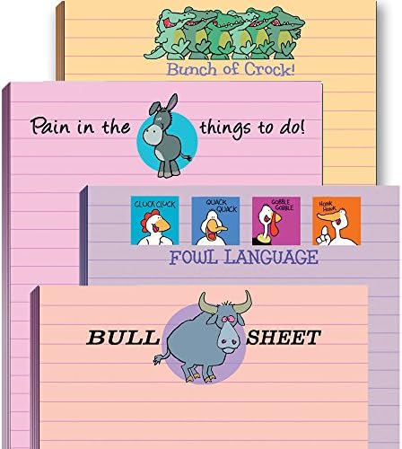 Stonehouse Collection Assorted Note Pads Set of 4