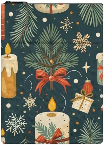 Christmas Candle Book Sleeve for Book Lovers Gifts