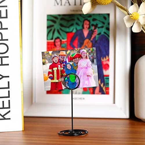 TecUnite 24 Pack 335 Inch Table Number Holder Place Card Stand