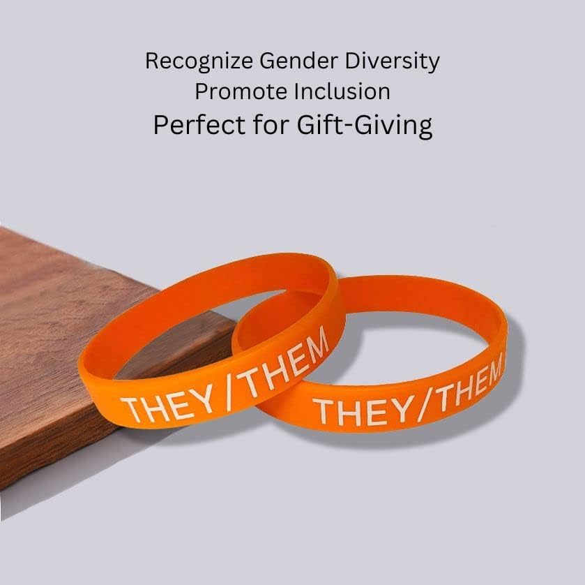 Pronoun Wristband Set for Gender Identity Expression