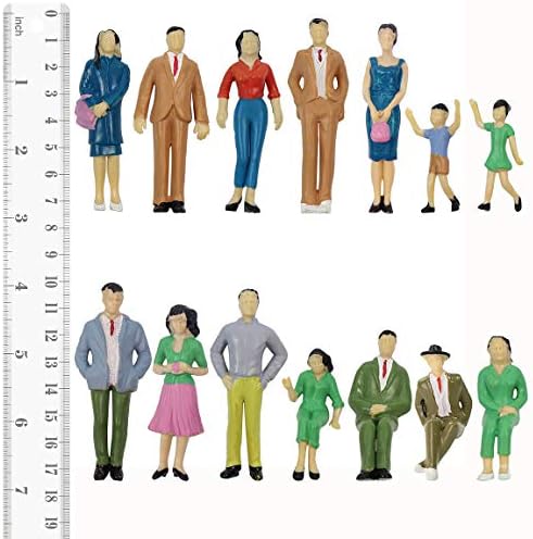 Evemodel P2501 125 Scale G Scale Painted Figures 14PCS