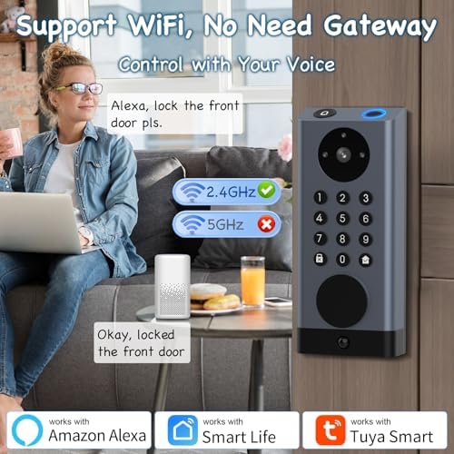 Pothunder Smart Lock With Camera And Motion Detection