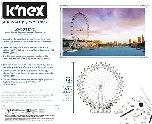 KNEX London Eye Ferris Wheel - 1861 Pieces - Motorized - Build It Big