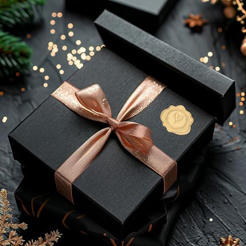 300pcs Gold Heart Envelope Seals with Self-Adhesive