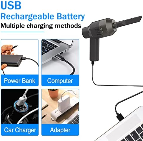 Dealswin Keyboard Cleaner Rechargeable Mini Vacuum