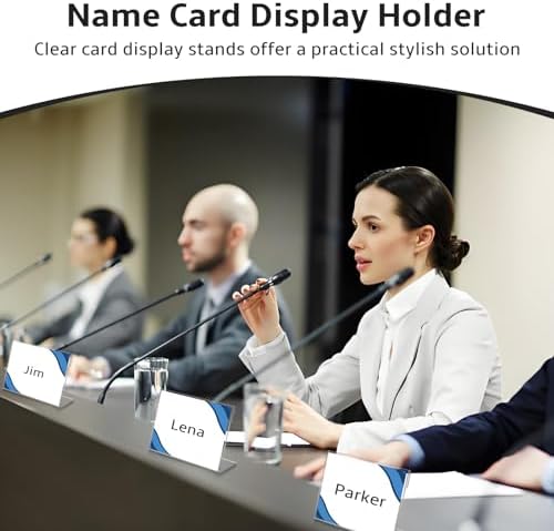 30PCS Mini Acrylic Sign Holder 35x2 Display Stand