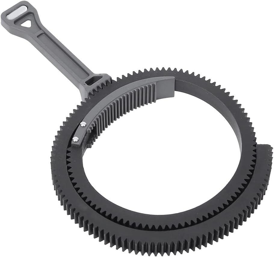 Tbest Adjustable Zoom Follow Focus Lever with Gear Ring for DSLR Cameras