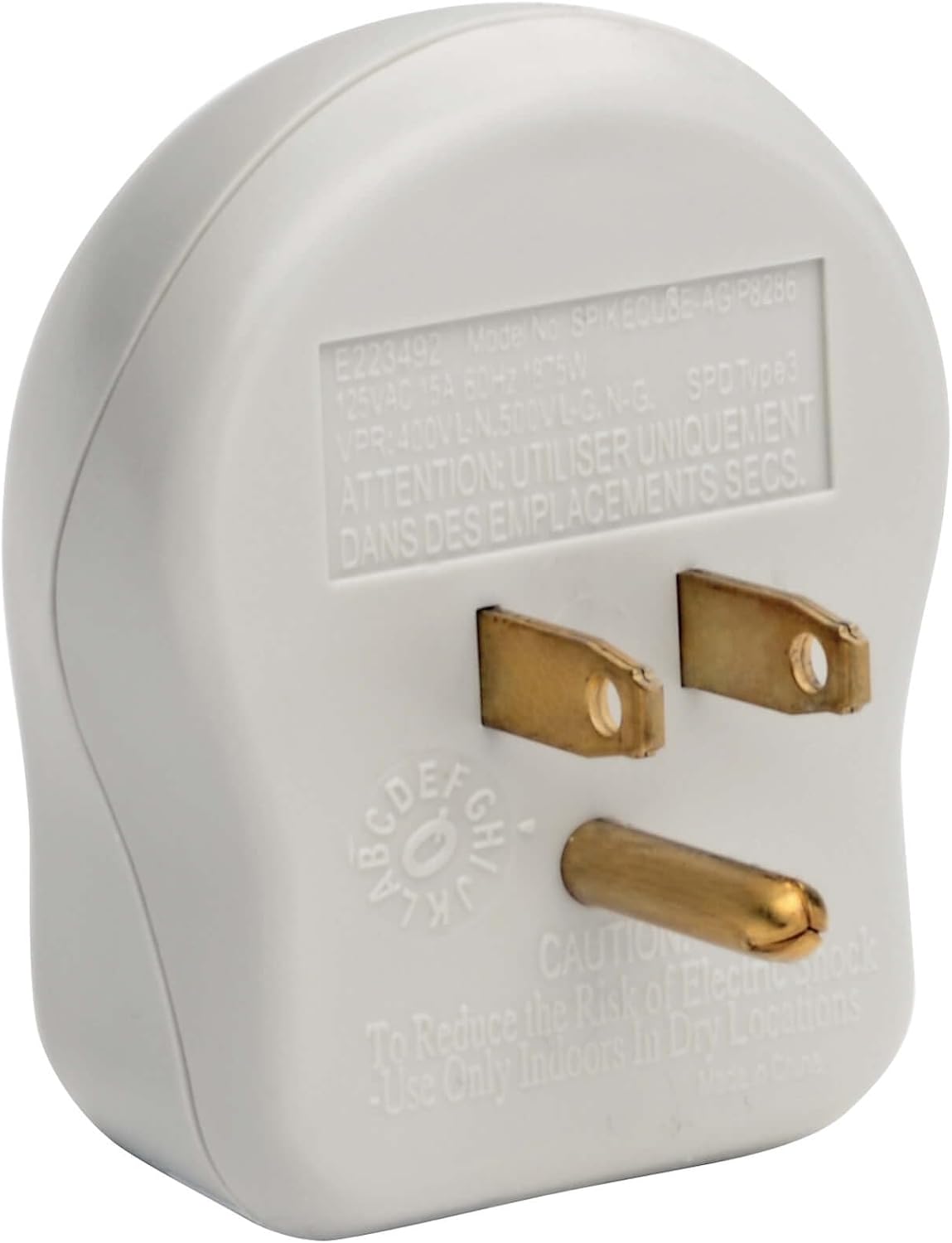 Tripp Lite 1 Outlet Surge Protector Power Strip SPIKECUBE