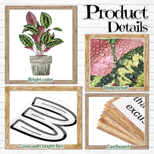 Qilery Bookshelf Bulletin Board Set for Classroom Decor