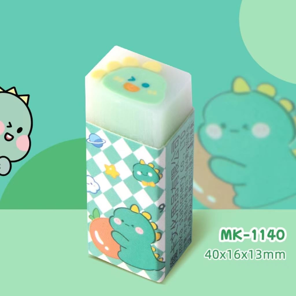 6 Pack Cute Animal Erasers for Pencils