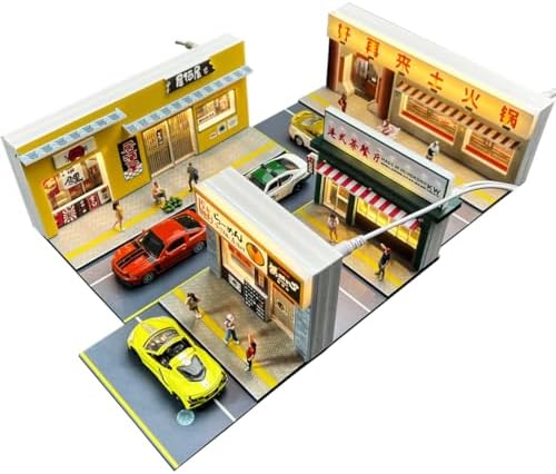 164 Scale Japanese Style Bar Diorama Model with Light