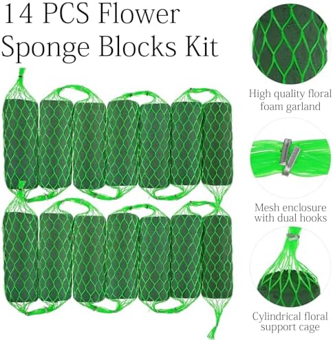 92ft Floral Foam Garland Kit 14Pcs