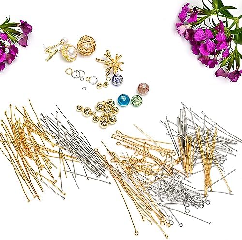 150pcs Silver Filled Ball Pins for DIY Jewelry Making