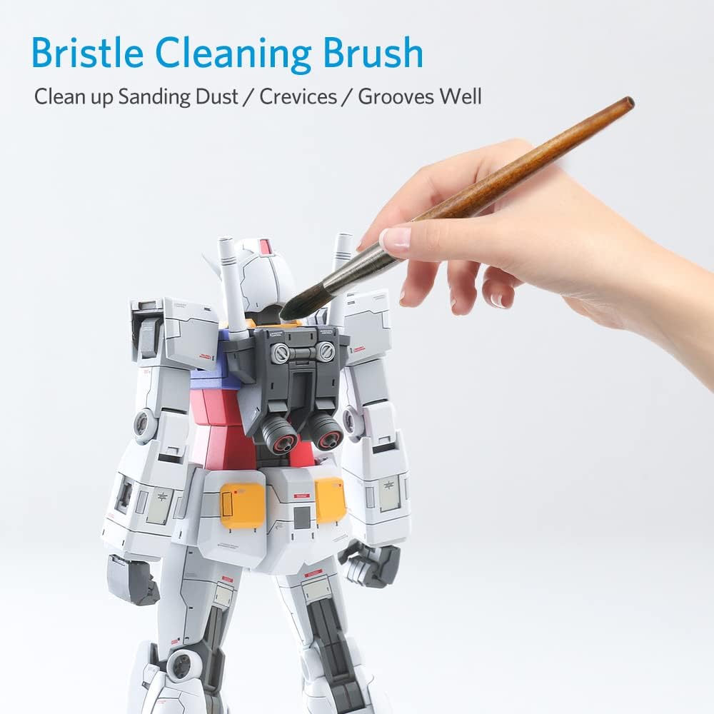 Actekart 3PCS Cleaning Brush Kit Premium Wooden Handle