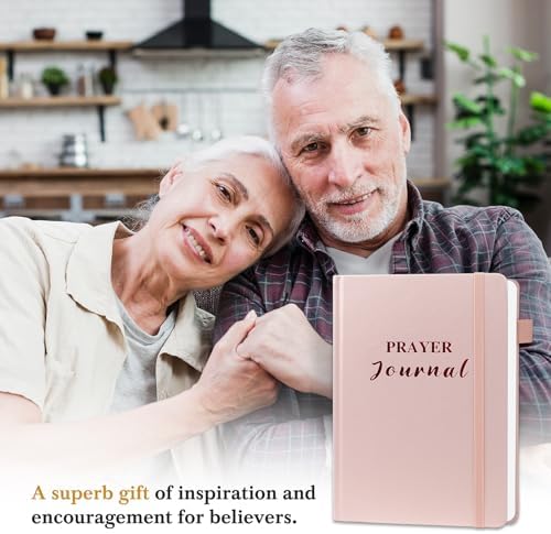 Pink Prayer Journal for Women and Men - 60 Weeks Bible Study