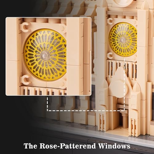 Notre-Dame de Paris Architecture Model Building Block Set