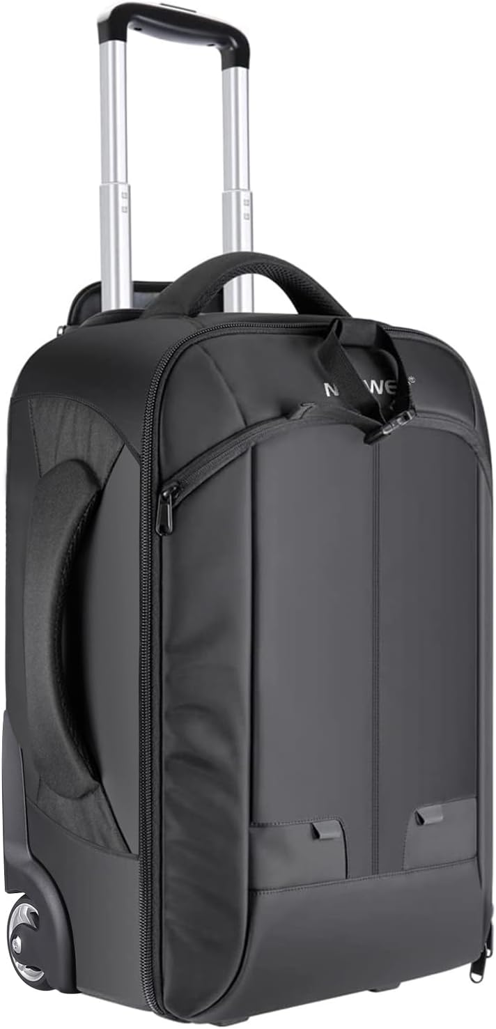 Neewer 2-in-1 Rolling Camera Backpack Trolley Case