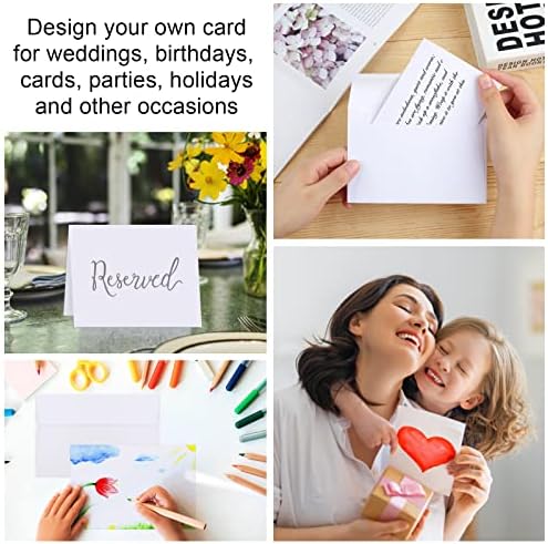 Joyberg 4x6 Blank Cards and Envelopes 30 Pack for All Occasions