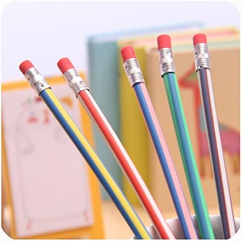 Haawooky 35 Piece Flexible Pencil Magic Bend Toy for Kids