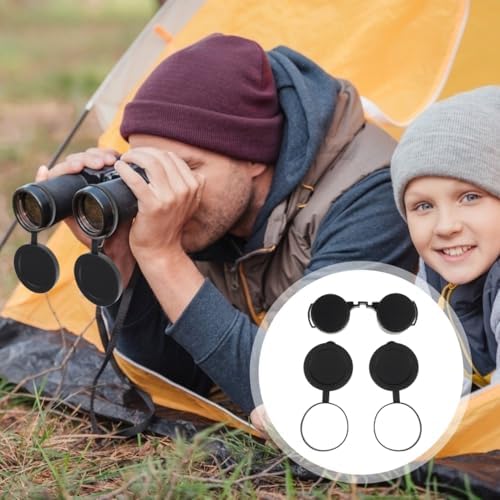 Homoyoyo 6Pcs Rubber Lens Caps Set for Binoculars and Telescopes