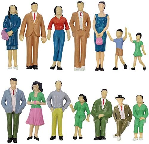 Evemodel P2501 125 Scale G Scale Painted Figures 14PCS