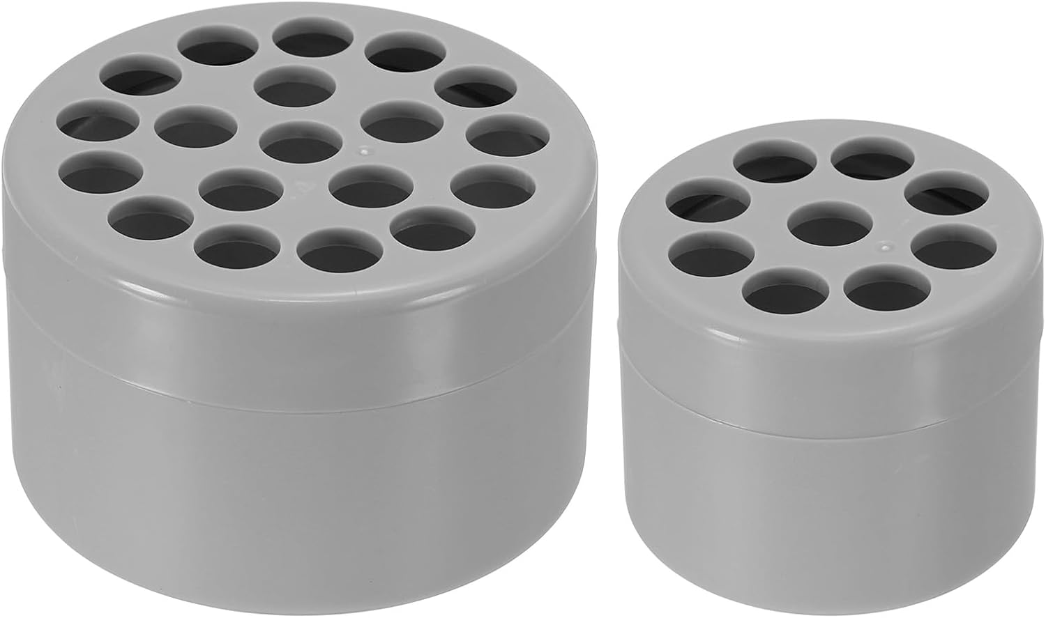 PATIKIL Spiral Flower Stem Holder 2 Pcs Grey