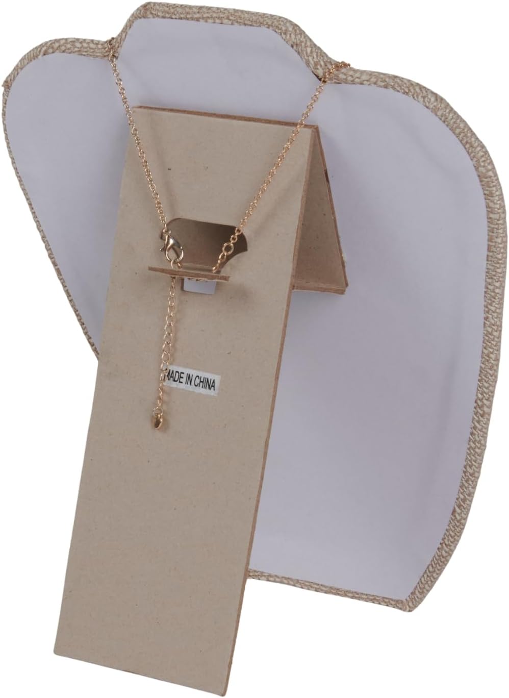 SSWBasics Linen Necklace Display Stand Pack of 25