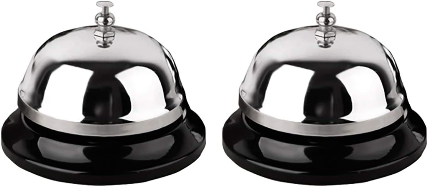 HeeYaa Call Bell 2 Packs 33 Inch Metal Anti-Rust