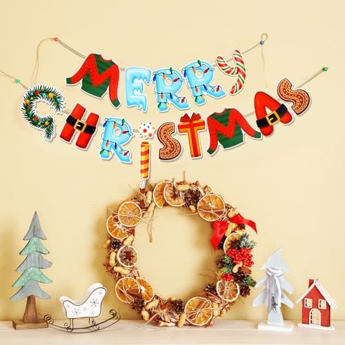 Tenare 134 Pcs Christmas Letter Bulletin Board Set