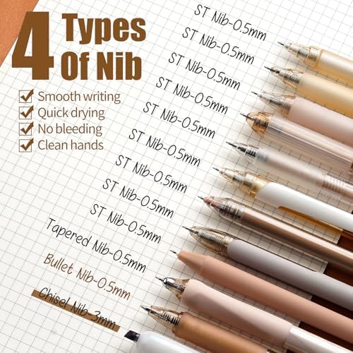 Four Candies Moor Series Gel Pens Set of 12