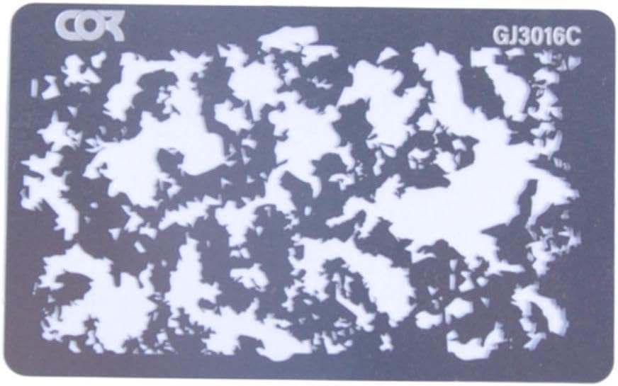 Brass Airbrush Stencils for Model Painting and Decorating