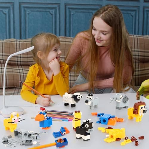 24 Pcs Animal Building Block Pencil Sharpener Set