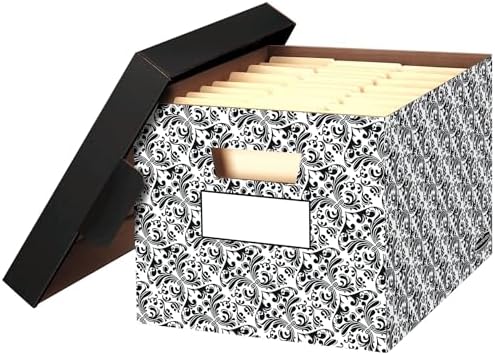 Bankers Box Decorative Storage Boxes 4 Pack