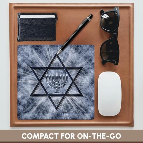 3dRose Hanukkah Mouse Pad with Star of David