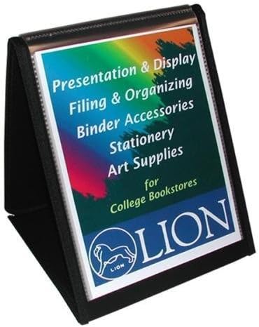 LION Flip-N-Tell Display Easel Book - Black