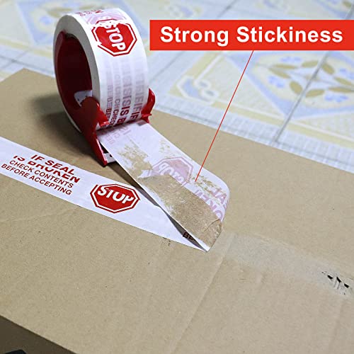 Stop Sign Sealing Tape with Dispenser 2 Inch x 110 Yards