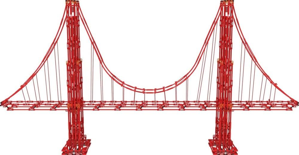 KNEX Golden Gate Bridge Architecture Building Set - 1536 Pieces