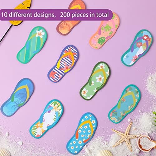 30-Pack Tropical Sticky Notes with 10 Styles
