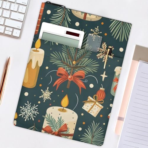 Christmas Candle Book Sleeve for Book Lovers Gifts