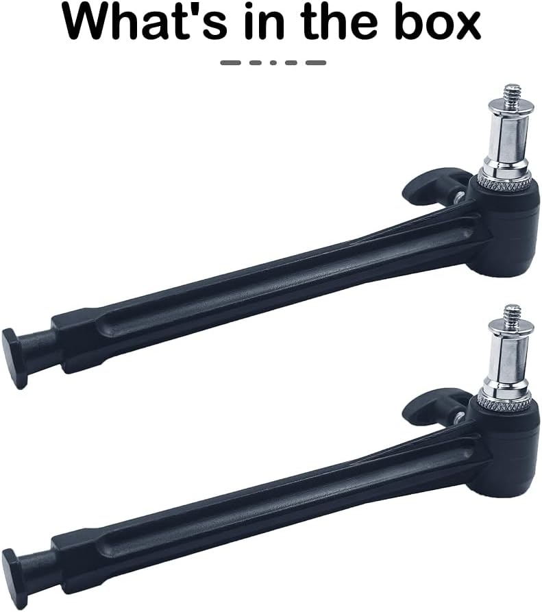 6 Inch Extension Arm with Spigot - 2 Pack for Super Clamp