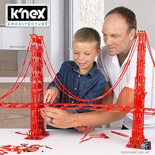 KNEX Golden Gate Bridge Architecture Building Set - 1536 Pieces