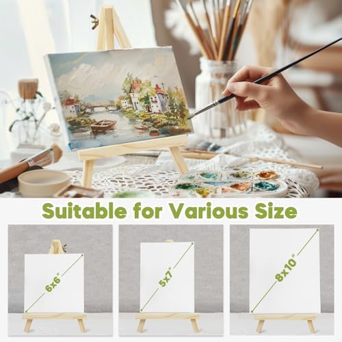 CONDA 12 Pack 9 Inch Tabletop Easels Set