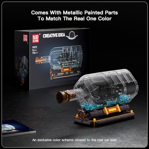 Mould King Ship in a Bottle Building Kit 778PCS