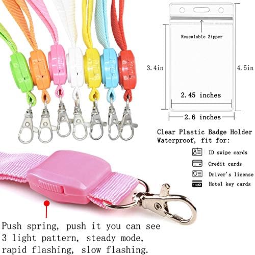 LED Flashing Cruise Lanyard with Keychain Holder