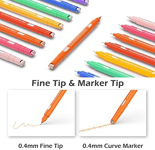 AECHY 8PCS Curve Highlighter Set for Kids and Office Use
