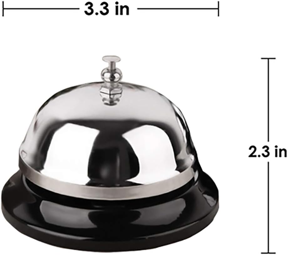 HeeYaa Call Bell 2 Packs 33 Inch Metal Anti-Rust