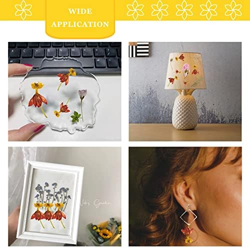 Dried Flowers Dancing Flower with Stem for Resin Crafts 60PCS