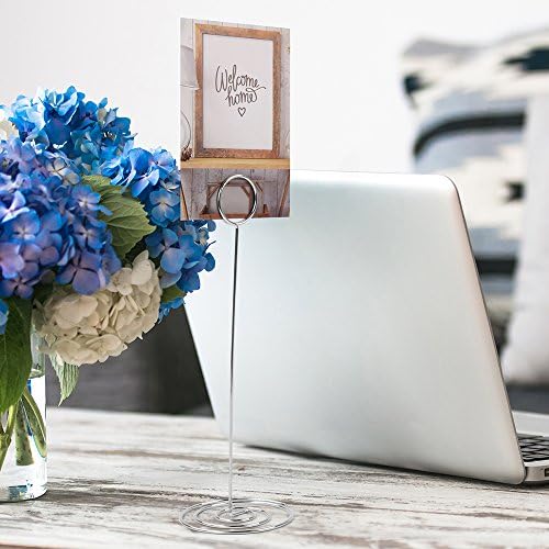 10 Pack Silver Memo Holders with Photo Stand