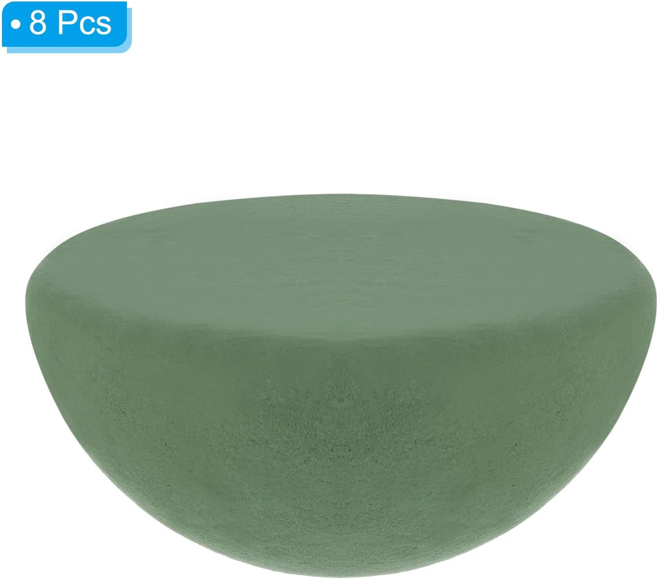 PATIKIL Green Floral Foam 8Pack 35 Inch Half Round Ball