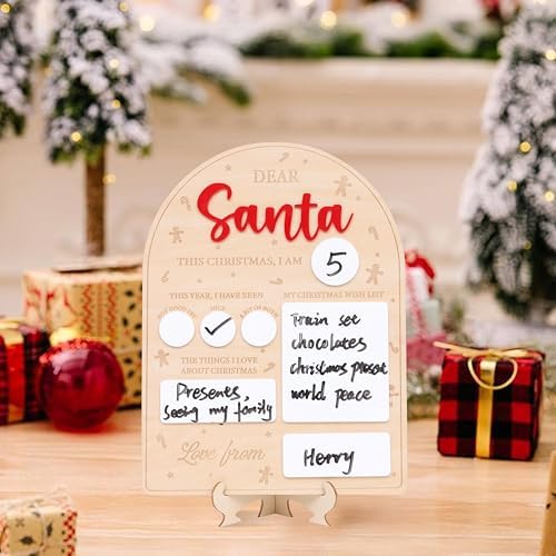 Dear Santa Letter Board - Christmas Party Photo Prop